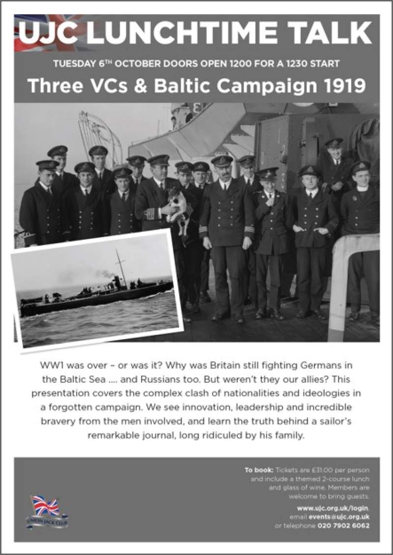 Lunchtime Talk: Three VCs & Baltic Campaign, 1919 poster image