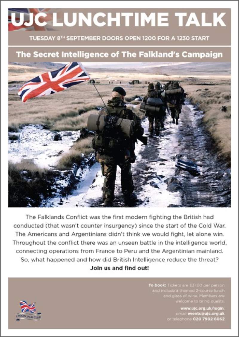 Lunchtime Talk: The Secret Intelligence of The Falkland’s Campaign poster image