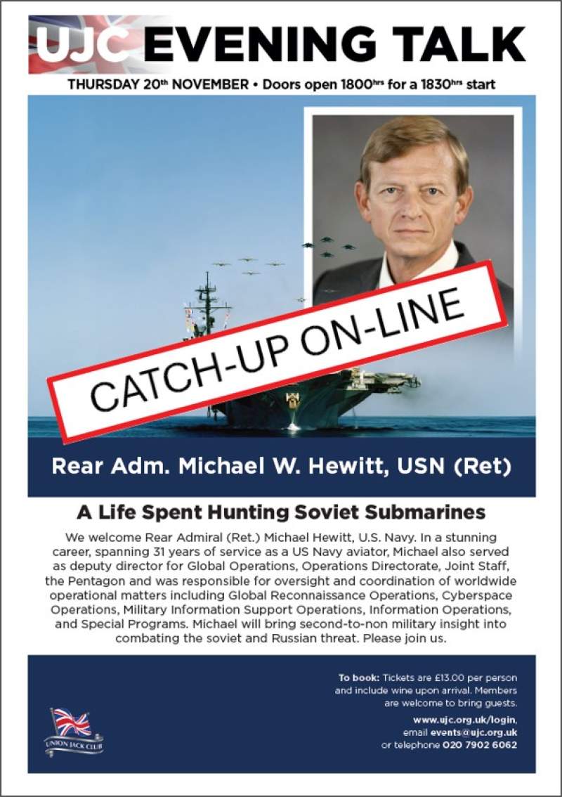 CATCH-UP Rear Admiral Mike Hewitt USN (Retd) - Hunting Submarines poster image