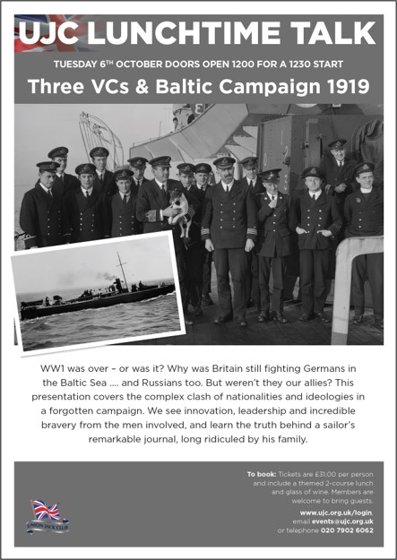 Lunchtime Talk: Three VCs & Baltic Campaign, 1919