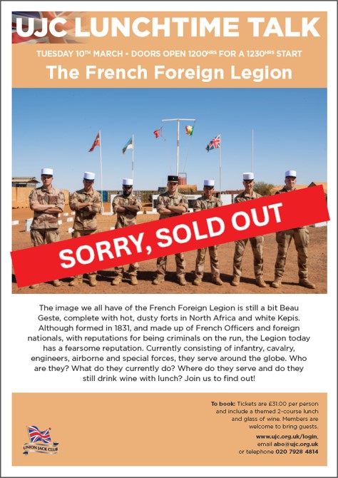 Lunchtime Talk: The French Foreign Legion
