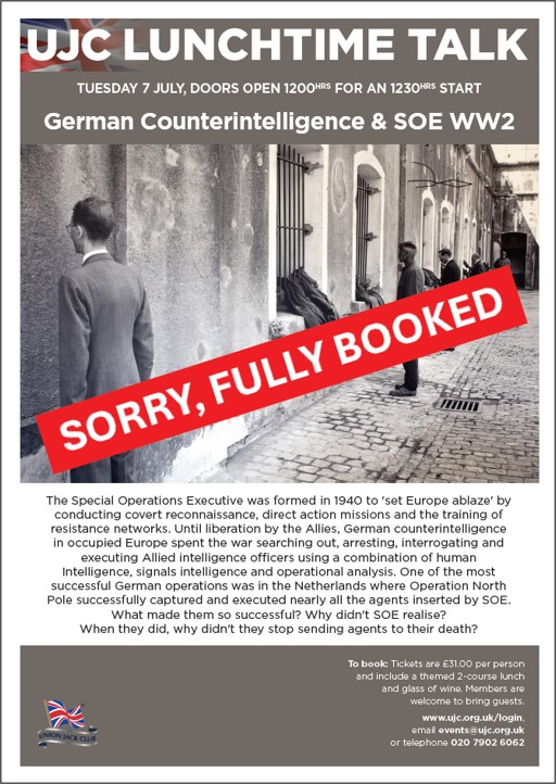 Lunchtime Talk: German Counterintelligence & SEO WW2