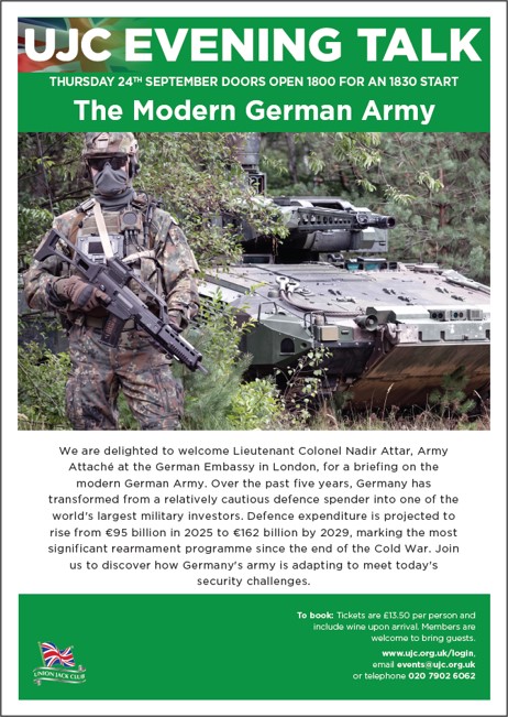 Evening Talk: The Modern German Army