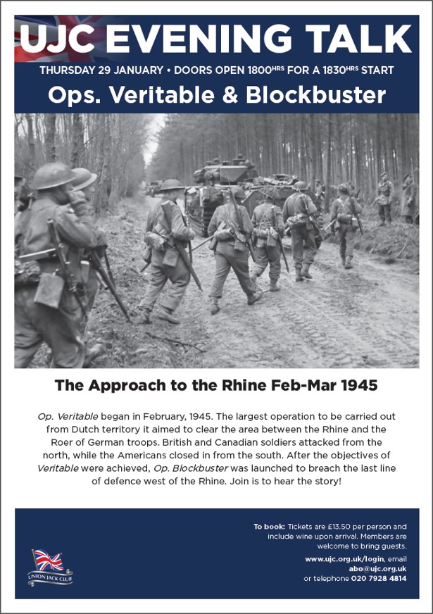 Evening Talk: Ops. Veritable & Blockbuster 