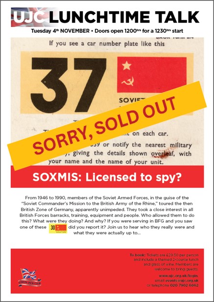 Lunchtime Talk: SOXMIS: Licensed to spy?