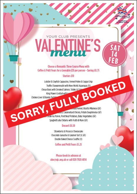 Valentine’s Day Special Menu  